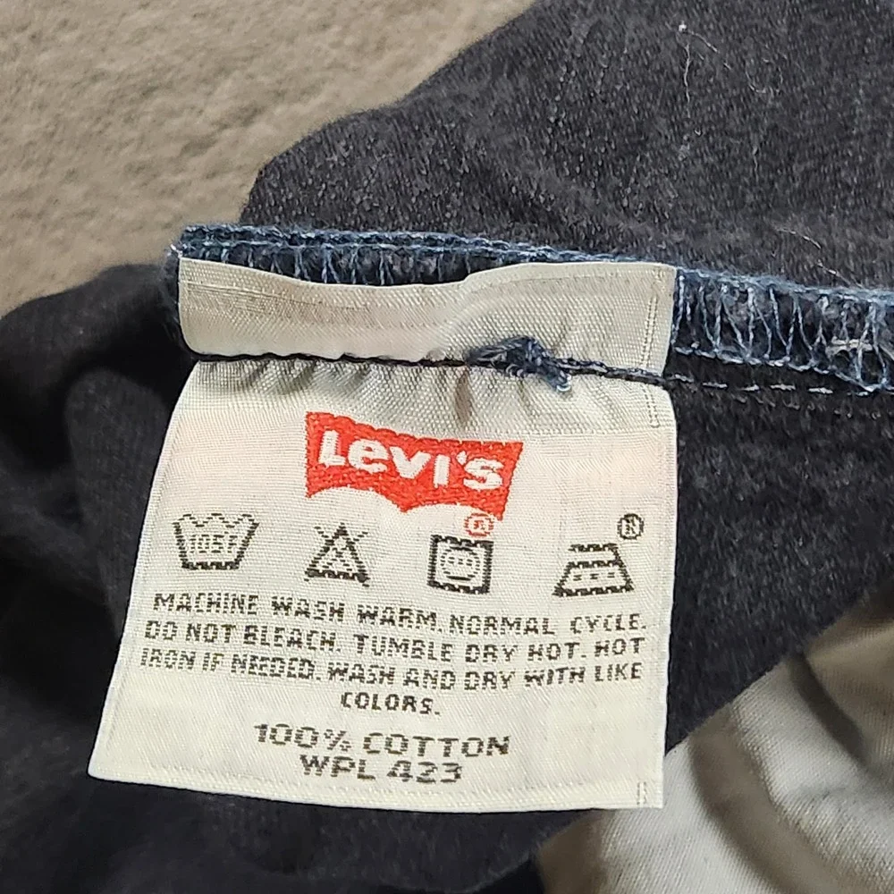 Levis 501 Jeans Mens 36x32 Blue Button Fly  Straight Made In Mexico VTG